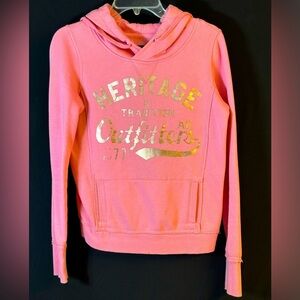 American Eagle Hoodie Pink/Gold XS